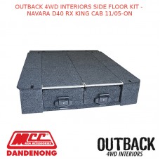 OUTBACK 4WD INTERIORS SIDE FLOOR KIT - NAVARA D40 RX KING CAB 11/05-ON